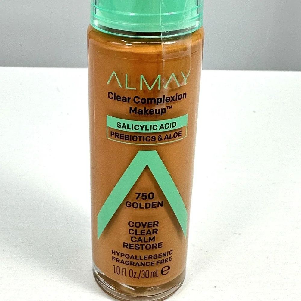 Almay Clear Complexion Makeup Salicylic‎ Acid Probiotics & Aloe #750 Golden